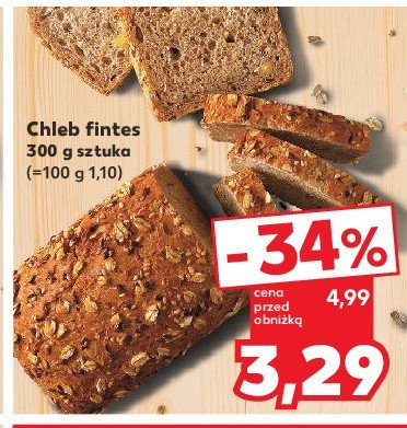 Chleb fitnes Z naszej piekarni kaufland promocja