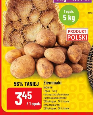 Ziemniaki jadalne 5 kg promocja w POLOmarket