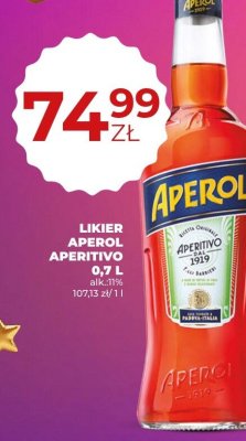 Likier APEROL APERITIVO 0,7L promocja w Duży Ben