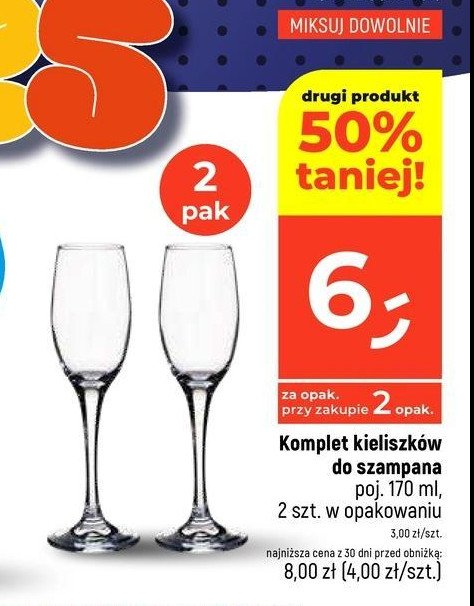 Kieliszek do szampana promocja