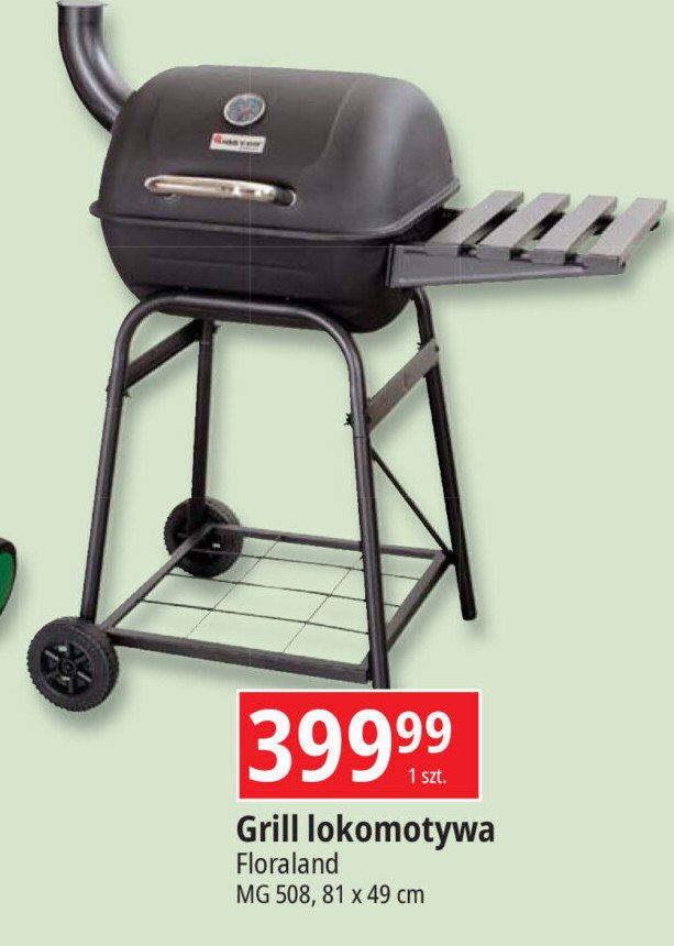 Grill lokomotywa mg 508 Floraland promocja