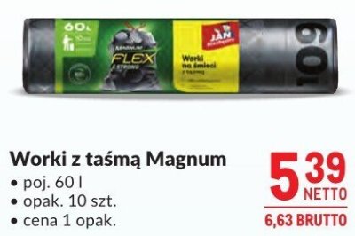 Worki na śmieci Magnum promocja w Makro