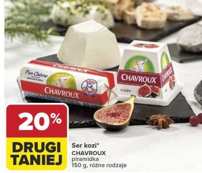 Ser kozi Chavroux piramidka różne rodzaje promocja w Carrefour