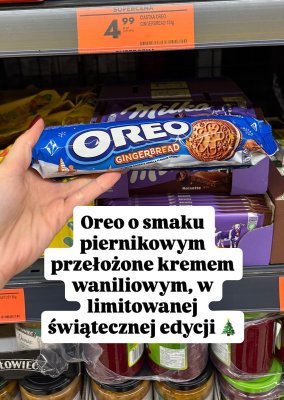 Ciastka Oreo Gingerbread promocja w Biedronka