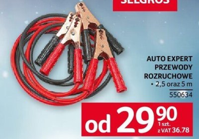 Przewody rozruchowe 2,5 m 25,5 m Auto Expert promocja w Selgros