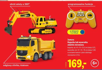 Wywrotka  zdalnie sterowana promocja w Lidl