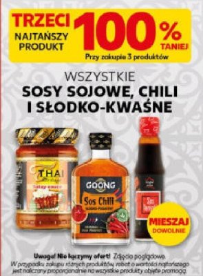 Wszystkie sosy sojowe, chili i słodko-kwaśne promocja w Kaufland