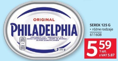 Ser Philadelphia Original 175 g promocja w Selgros