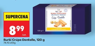 Rurki Crêpe Dentelle promocja w Biedronka