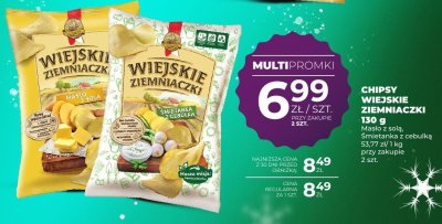 Chipsy Wiejskie Ziemniaczki Śmietanka z Cebulką promocja w Duży Ben