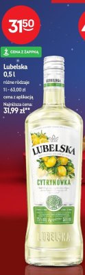 Wódka Lubelska Cytrynówka 0,5l promocja w Żabka