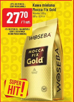Kawa mielona Mocca Fix Gold Woseba promocja w POLOmarket