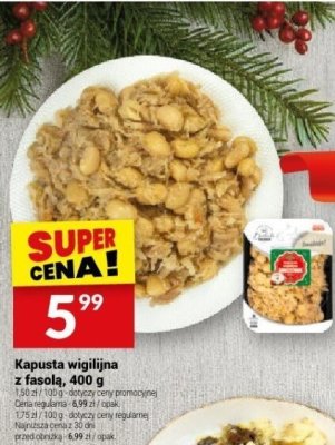 Kapusta wigilijna z fasolą 400 g promocja w Twój Market
