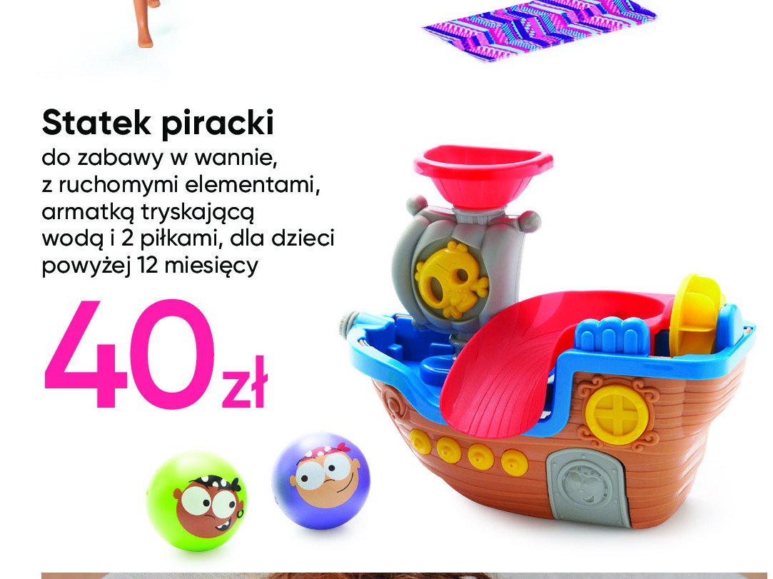 Zabawka statek piracki promocja