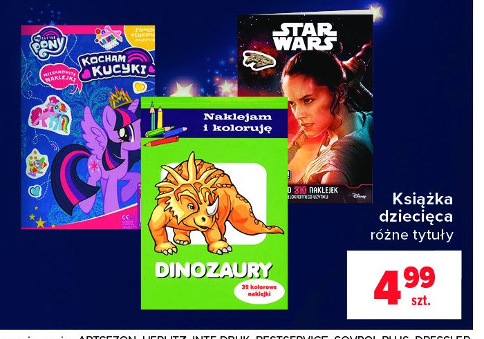 Niesamowite naklejki. my little pony. kocham kucyki promocja