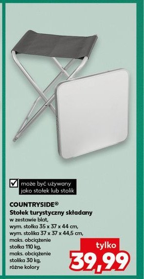 Sto艂ek turystyczny K-classic countryside promocja