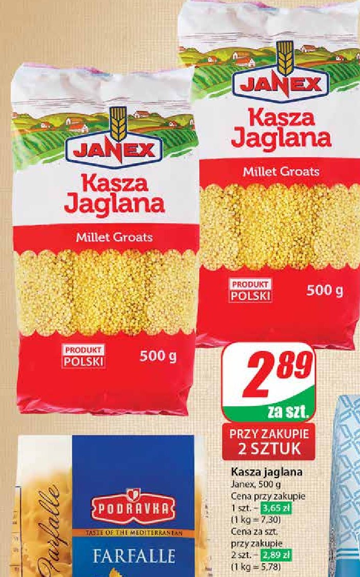 Kasza jaglana Janex promocja