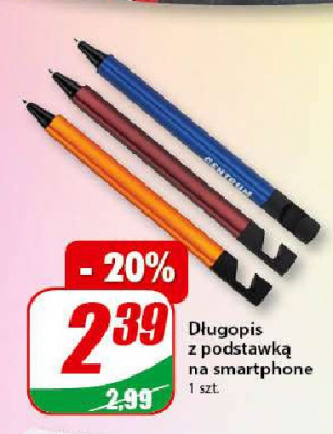 Długopis z podstawką na smartfona promocja