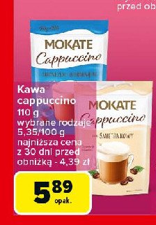 Cappuccino śmietankowe Mokate cappuccino promocja w Carrefour Market