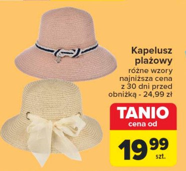 Kapelusz pla偶owy promocja