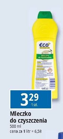 Mleczko do czyszczenia Eco+ promocja