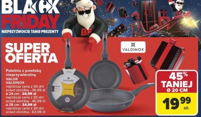 Patelnia z powłoką nieprzywieralną 20 cm promocja w Carrefour