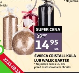 Świeca walec promocja