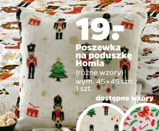 Poszewka na poduszkę 45 x 45 cm Homla promocja