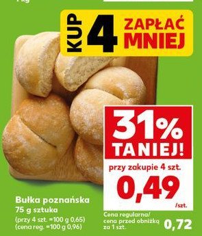 Bułka poznańska promocja w Supeco