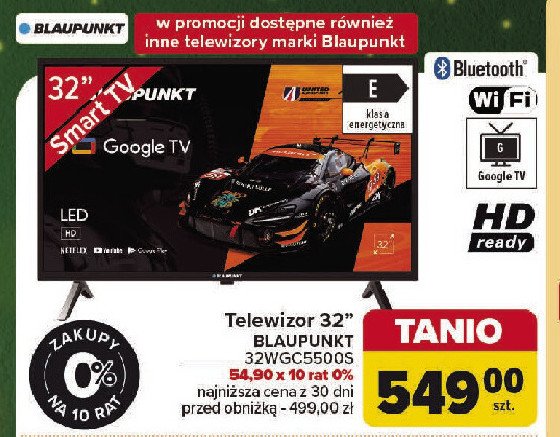 Telewizor led 32" wgc5500s Blaupunkt promocja