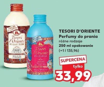 Perfumy do prania różne rodzaje Tesori D'Oriente promocja w Kaufland