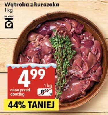 Wątroba z kurczaka promocja w Delikatesy Centrum