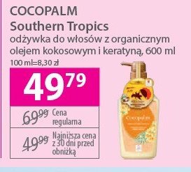 Odżywka do włosów southern tropics Cocopalm promocja
