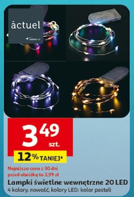 Lampki świetlne wewnętrzne 20 LED promocja w Auchan