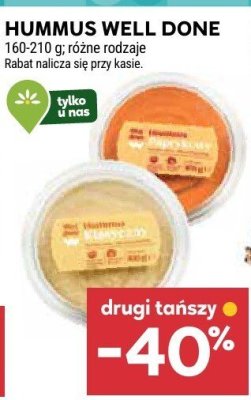 Hummus Well Done promocja w Stokrotka