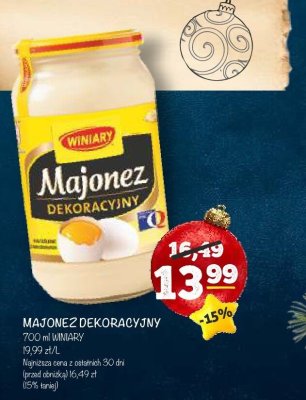 Majonez dekoracyjny Winiary promocja w Arhelan