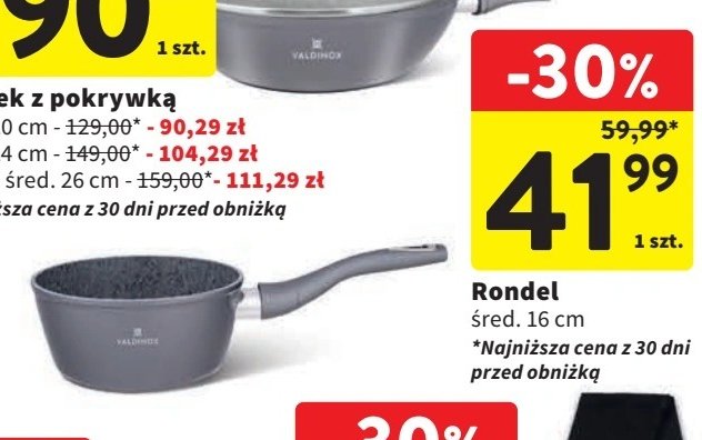 Rondel 16 cm Valdinox promocja w Intermarche