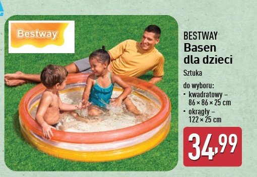 Basen nadmuchiwany śr. 122 cm Bestway promocja w Aldi