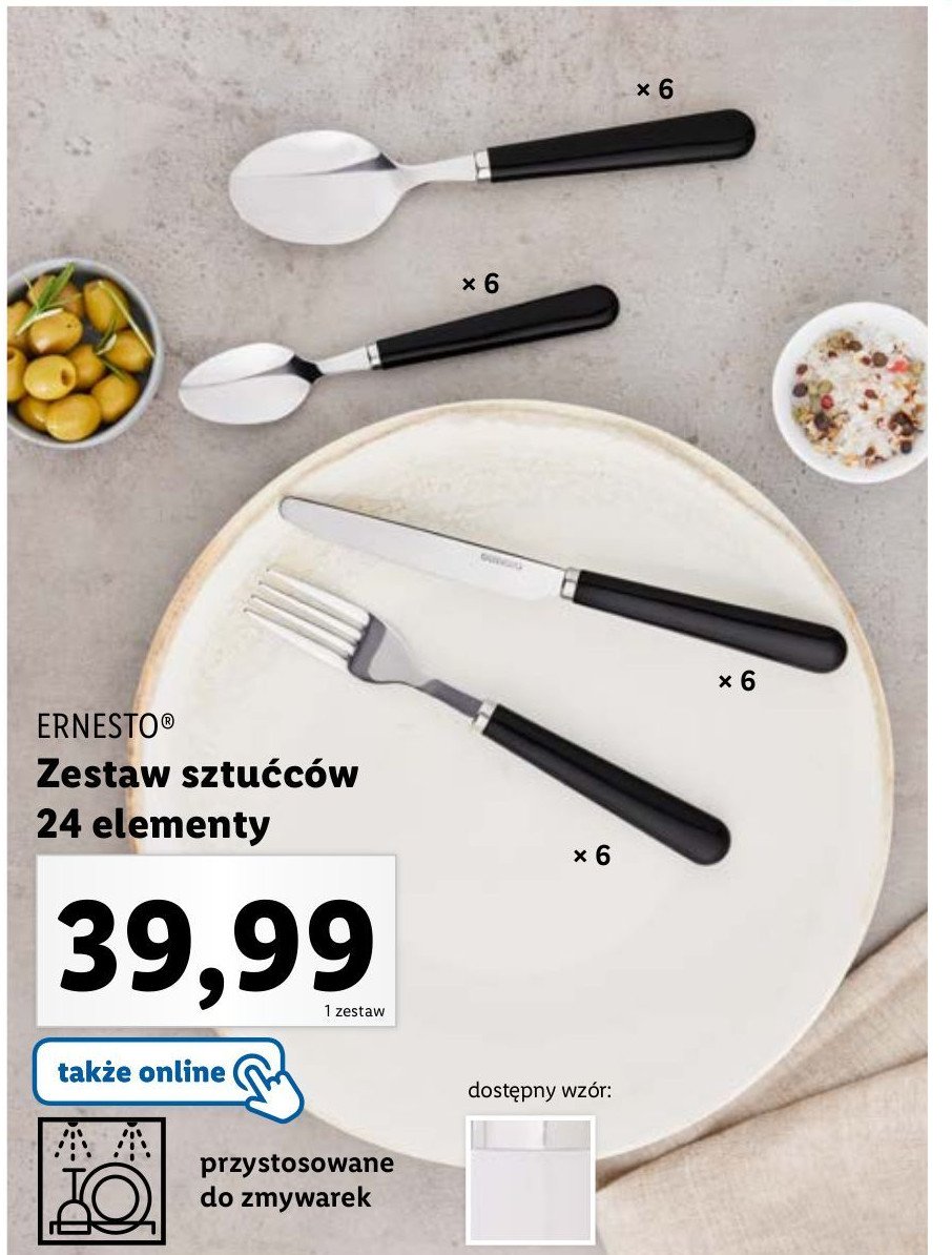 Komplet sztu膰c贸w Ernesto promocja