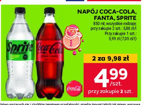 Napój Sprite zero promocja w Stokrotka