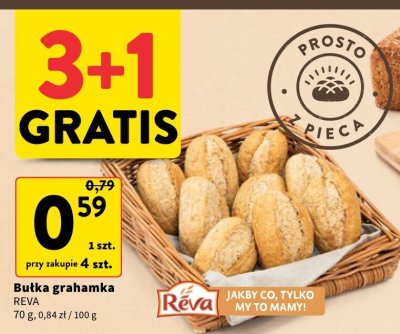 Bułka grahamka  promocja w Intermarche