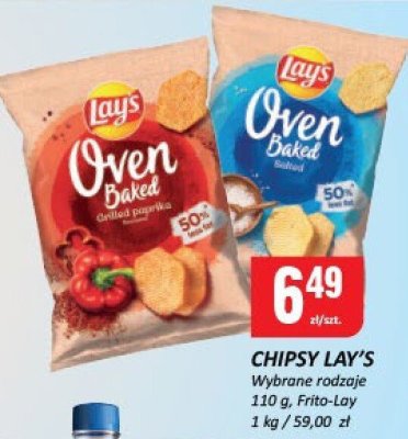 Chipsy Lay's Oven Baked promocja w Chorten