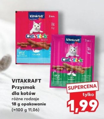 Przysmak dla kotów Vitakraft promocja w Kaufland