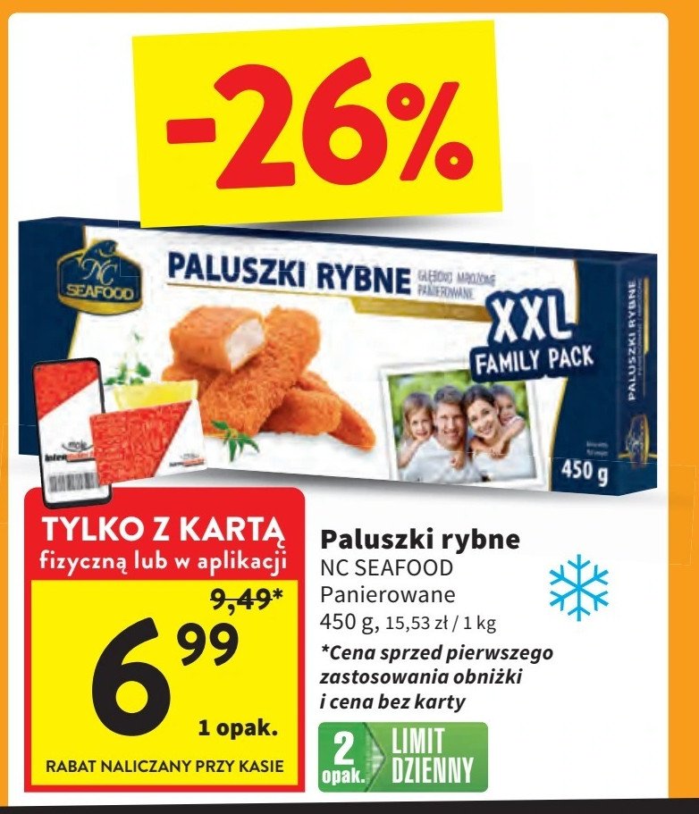 Paluszki rybne Seafood promocja