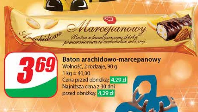 Baton marcepanowy Wolność promocja