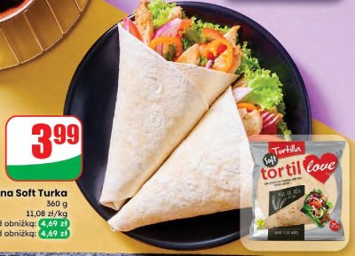 Tortilla pszenna  promocja w Dino