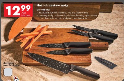 Nóż santoku Ambition promocja w Biedronka