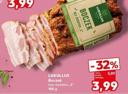 Boczek bez dodatku e Lukullus promocja