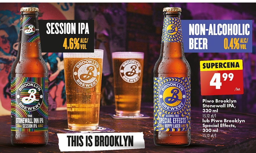 Piwo Brooklyn stonewall in ipa promocja