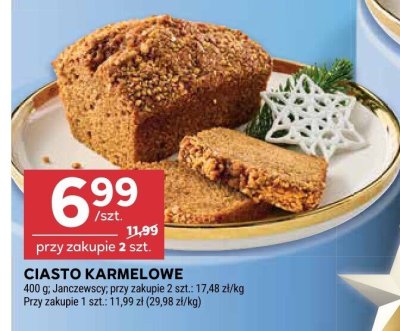 Ciasto karmelowe Janczewscy promocja w Stokrotka